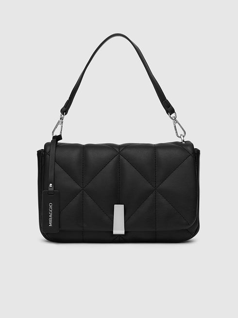 Genevieve Quilted Top Handle Sling Bag